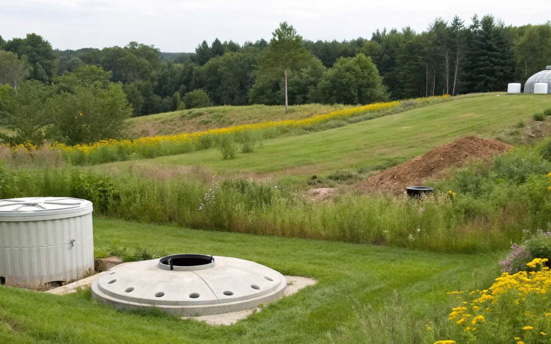 The three main types of septic systems: conventional, aerobic, and mound systems.